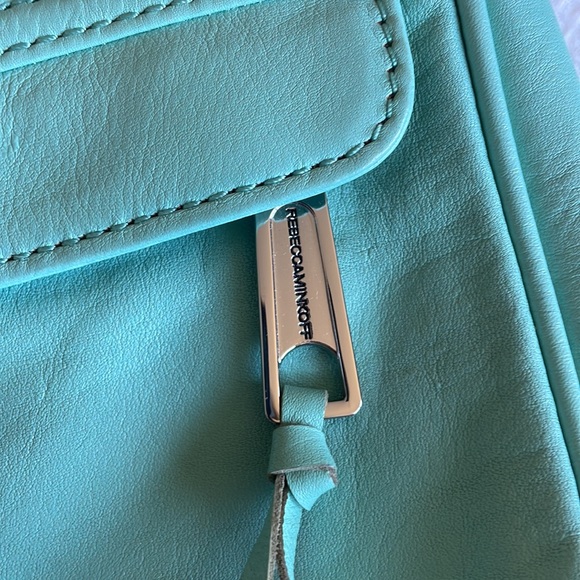 Rebecca Minkoff Ice Blue Crossbody Purse | 100% Leather - Picture 12 of 14